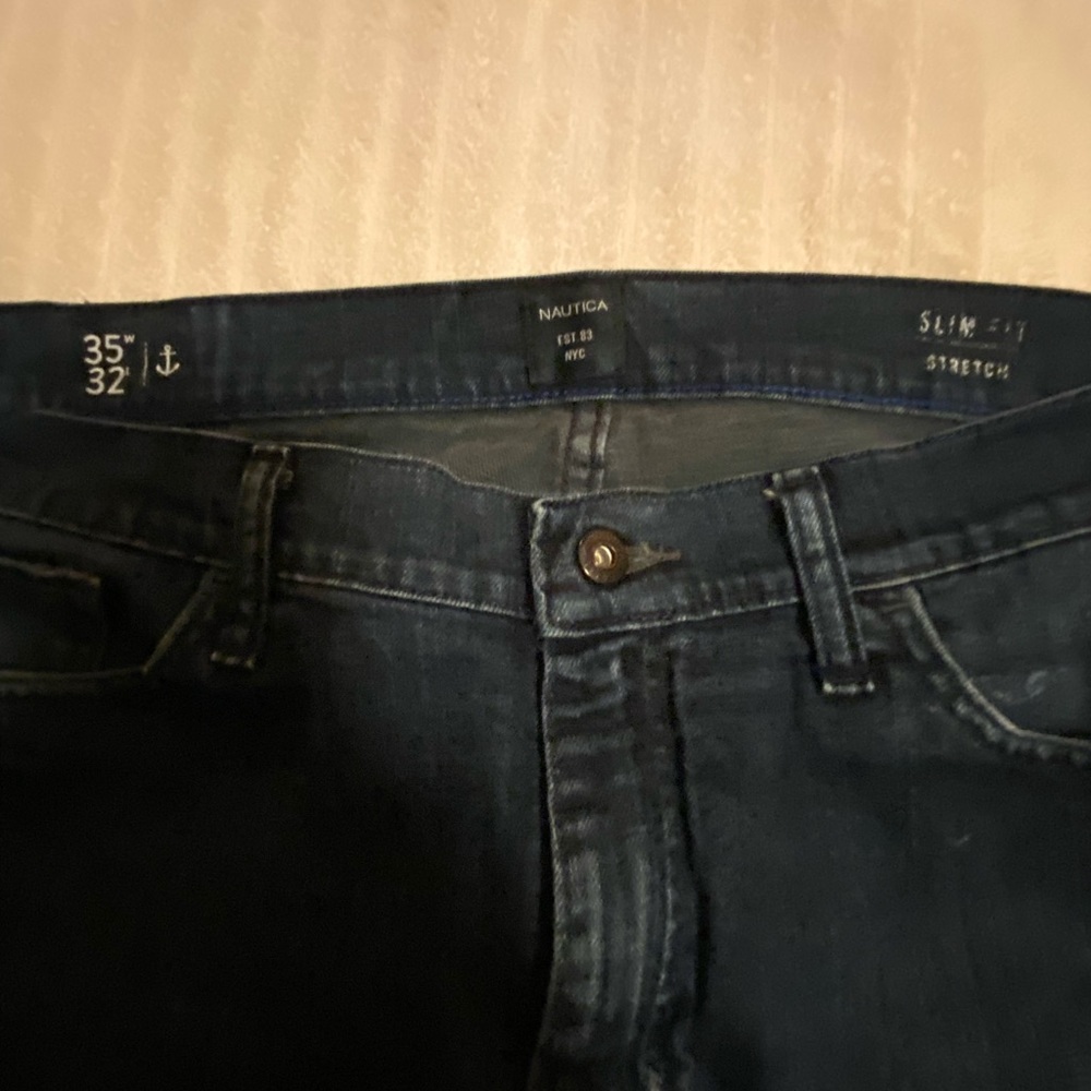 Mens Nautica Jeans sz35x32 Slim fit